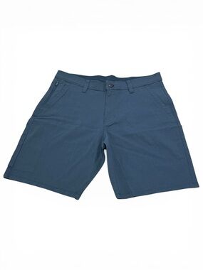 Weatherproof Men's Slate Blue Flat Front Shorts